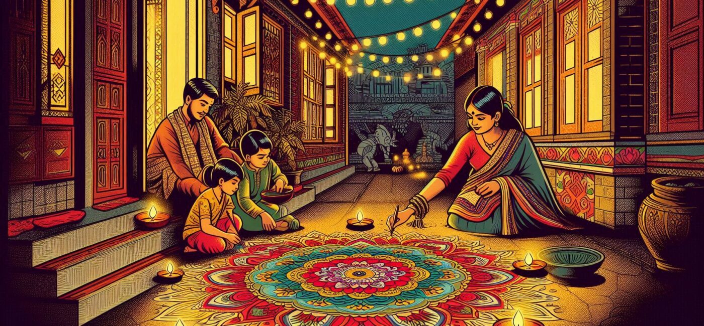 The Art of India’s Rangoli: Why We Draw Colors on the Floor